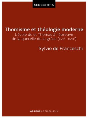 cover image of Thomisme et théologie moderne
